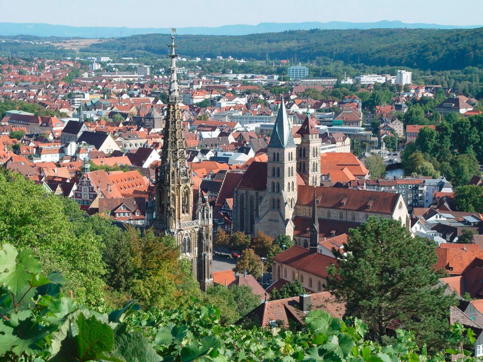 Panorama-Ansicht der Stadt Esslingen