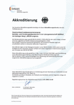 Akkreditierungsurkunde Betriebs- und Forschungslabor