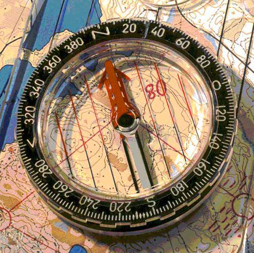 Old compass