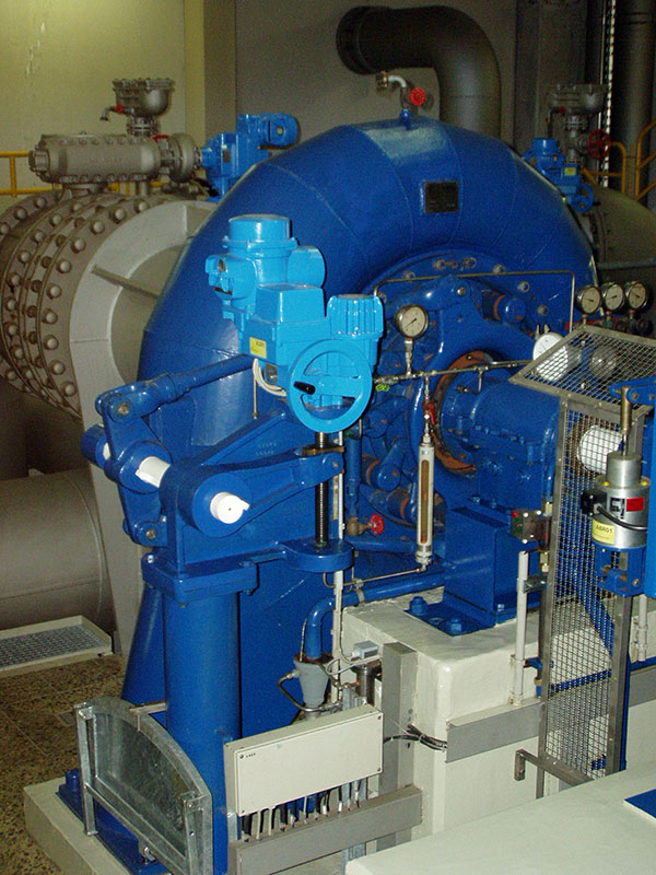 Pumpe im Wasserwerk Pumpe im Wasserwerk