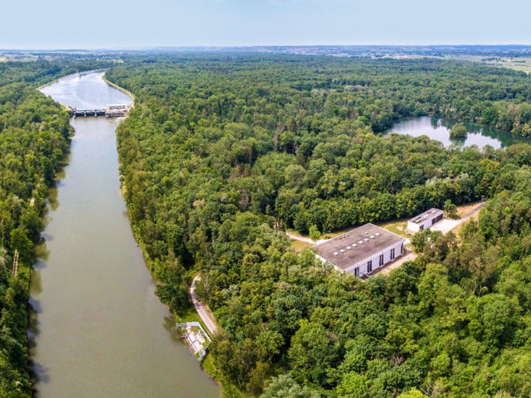 Landschaftsbild der Donau Landschaftsbild der Donau